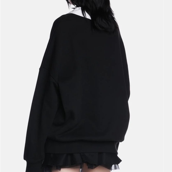 NWT KISS AND TELL OVERSIZED CHRISTMAS SHIRT - Picture 2 of 5